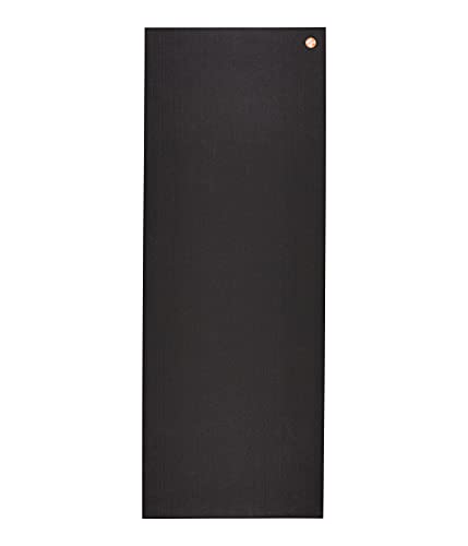 Manduka PRO Yoga Mat – Premium 6mm Thick Mat, High Performance Grip, Support and Stability in Yoga, Pilates, Gym, Fitness, 71 Inches, Black Color