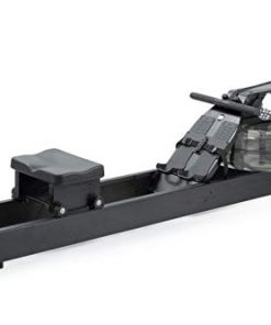 WaterRower Club All Black Rowing Machine in Ash Wood with S4 Monitor