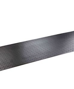SuperMats High Density Commercial Grade Solid Equipment Mat 29GS Made in U.S.A. for Large Treadmills Ellipticals Rowers Water Rowing Machines Recumbent Bikes and Exercise Equipment (3-Feet x 8.5-Feet) (36" x 102") (91.4 cm x 259.1 cm),Black