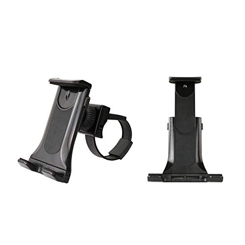 Sunny Health & Fitness Mobile Phone and Tablet Clamp Mount Holder for Bikes, Ellipticals, Treadmills and Other Handlebar Fitness Equipment