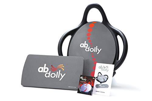 ABDolly Core Fitness Abdominal Abs Training Machine Equipment with Workout DVD for Cardio, Strength/Conditioning, & Plyometric Training