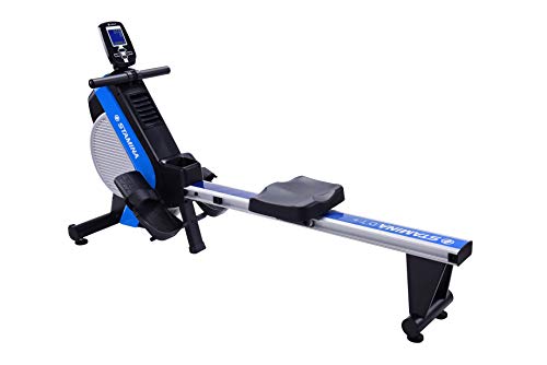 Stamina DT Plus Rowing Machine - Smart Workout App, No Subscription Required - Magnetic & Air Resistance with LCD Monitor