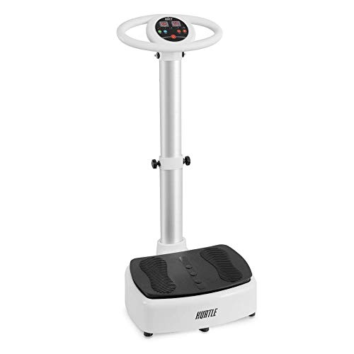 Standing Vibration Platform Exercise Machine - Revolutionary Equipment for Full Body Fitness Training - Digital LCD Display, Adjustable Settings Perfect for Weight Loss & Fat Burning - Pyle HURVBTR63