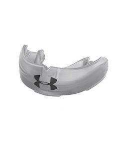 Under Armour Mouth Guard for Braces, Sports Mouthguard for Football, Lacrosse, Hockey, Basketball, Strapless, Youth & Adult , Adult,