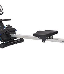 Stamina Elite Wave Water Rowing Machine - Smart Workout App, No Subscription Required - Foldable Frame - Wireless Heart Rate Monitor