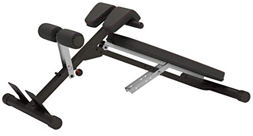 Fitness Reality X-Class Light Commercial Multi-Workout Abdominal/Hyper Back Extension Bench, Black