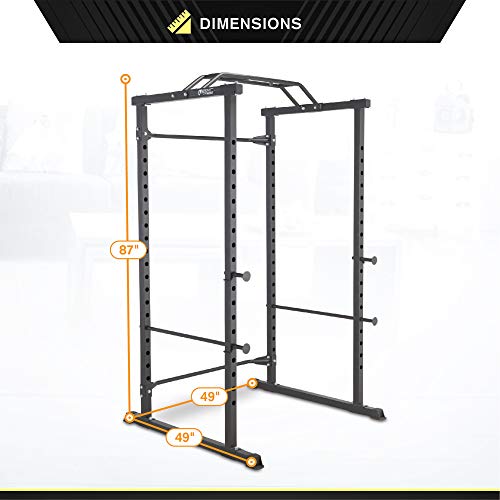 Circuit Fitness Walk-in Power Cage with Multi-Position Grip Bar AMZ-600CG