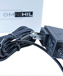 [UL Listed] OMNIHIL 8 Foot Long AC/DC Adapter Compatible with Lifecore Fitness LC-900RB 900RB Recumbent Exercise Bike Power Supply