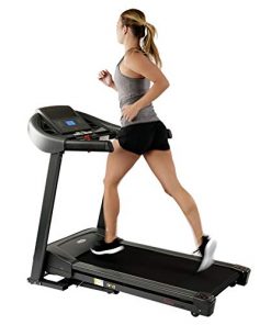 Sunny Health & Fitness T7643 Heavy Duty Walking Treadmill with 350 lb High Weight Capacity, Wide Walking Area and Folding for Storage