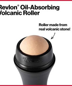 REVLON Oil-Absorbing Volcanic Face Roller, Reusable Facial Skincare Tool for At-Home or On-the-Go Mini Massage