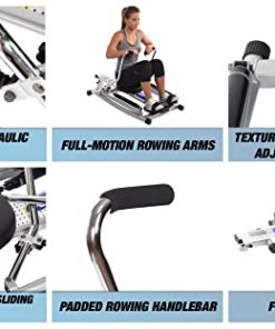 Stamina 35-1215 Orbital Rowing Machine with Free Motion Arms - Smart Workout App, No Subscription Required