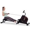 ECHANFIT Rowing Machine with LCD Monitor, Magnetic Resistance Design Rower for Home Indoor Fitness Use with Tablet Holder, Folding Model