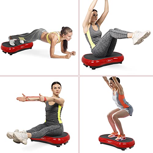 ZENY Viration Plate Exercise Machine Vibration Platform Machines Full Body Workout Exercise Machine Home Fitness for Body Shaping Weight Loss, Bluetooth
