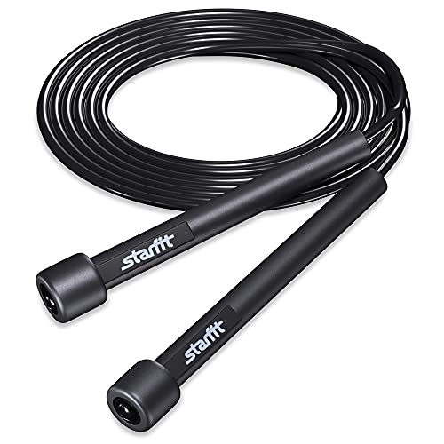 StarFit Lightweight Jump Rope for Fitness and Exercise - Adjustable Jump Ropes with Plastic Handles - Tangle-Free Skipping Rope for Crossfit, Gym, Cardio and Endurance Training - Jumping Rope for Workout
