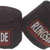 Ringside Mexican Style Boxing Hand Wraps (Pair), Black