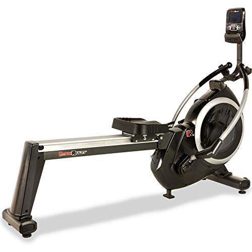 Fitness Reality 4000MR Magnetic Rower Rowing Machine with 15 Workout Programs, 2677, Black