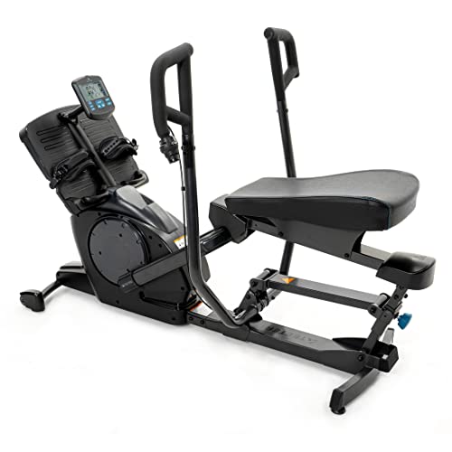 Teeter Power10 Rower with 2-Way Magnetic Resistance Elliptical Motion – Indoor Rowing Machine w/Bluetooth HRM, Teeter Move App- Free Classes & Coaching