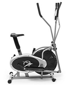 Plasma Fit Elliptical Machine Cross Trainer 2 in 1 Exercise Bike Cardio Fitness Home Gym Equipment