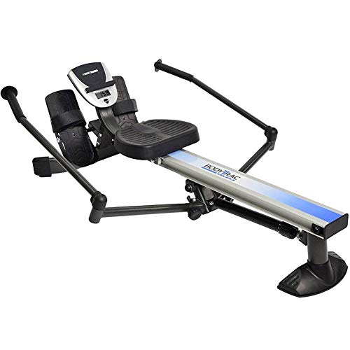 Stamina Products BodyTrac Glider 1060 Hydraulic Resistance Fitness Rower Machine, Blue