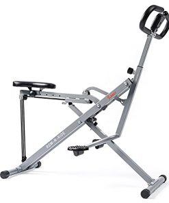 Sunny Health & Fitness Squat Assist Row-N-Ride™ Trainer for Glutes Workout with Online Training Video