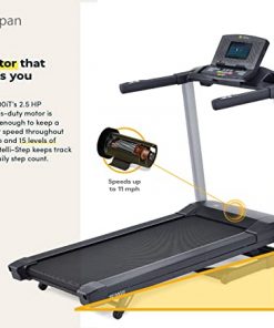 LifeSpan Fitness TR2000iT Folding Treadmill with 7'' Full Color Display, 2.5 HP Motor, Bluetooth Speakers, Supports up to 300lbs
