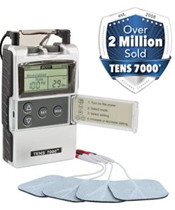 TENS 7000 Digital TENS Unit with Accessories - TENS Unit Muscle Stimulator for Back Pain, General Pain Relief, Neck Pain, Muscle Pain
