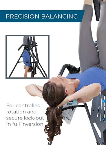 Teeter FitSpine X2 Inversion Table, Extended Ankle Lock Handle, Back Pain Relief Kit, FDA-Registered (FitSpine X2)
