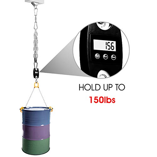 Yes4All Heavy Bag Swivel Chain with 4 Snap Hooks - Boxing Swivel Chain - Support up to 150 lbs