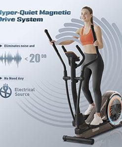 Niceday Elliptical Machine, Cross Trainer with Hyper-Quiet Magnetic Driving System, 16 Resistance Levels, 400LB Weight Limit …