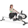 Merax Rowing Machine Magnetic Rower Machine Home Rower with 8 Levels Resistance Adjustment Fitness Equipment for Home Gym, 340 LBS Weight Capacity