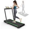 THERUN 2 in 1 Under Desk Treadmill, Folding Treadmill 2.5HP with Remote Control, 0.6-7.6 mph, LED Display, Phone/Tablet Holder, Electric Walking Running Machine for Home Office, No Assembly Needed