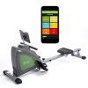ShareVgo Smart Rower Folding Magnetic Rowing Machine with Free APP for Indoor Full Body Workout Log and Performance Track, Bluetooth LCD Monitor & Tablet Holder, Max Weight 300 lbs Ergometer - SRM1000