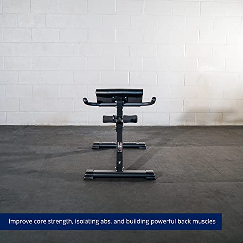 Titan Fitness Hyper Back Extension Bench, Rated 250 LB, Specialty Upper Body Workout Garage Gym Bench
