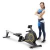 Circuit Fitness Deluxe Foldable Magnetic Rowing Machine with 8 Resistance Settings and LCD Monitor