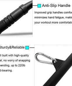 Jumenfit LAT Pull Down Bar, Cable Machine Attachment, 39inch with Anti-Slip Handle for Pulley System, Home Gym, Exercises Tricep Back Muscles