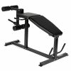 Titan Fitness Plate-Loaded Lying Prone Hamstring Curl and Leg Extension Machine, Rated 300 LB, Lower Body Leverage Machine