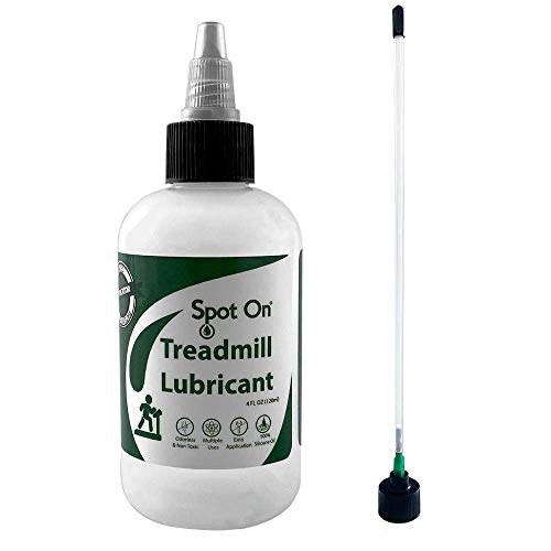 100% Silicone Treadmill Belt Lubricant - Made in The USA - with Both a Precision Twist Cap and an Application Tube for Easy, Full Belt Width Lubrication