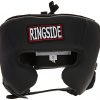 Ringside Competition-Like Boxing Headgear with Cheeks, Black, Medium