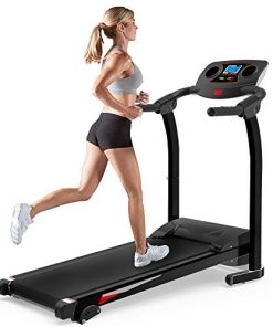 Home Foldable Treadmill, Folding Treadmill for Home Workout, Electric Walking Treadmill Machine 5" LCD Screen 250 LB Capacity MP3