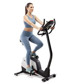 CIRCUIT FITNESS Circuit Fitness Magnetic Upright Exercise Bike with 15 Workout Presets, 300 lbs Capacity AMZ-594U