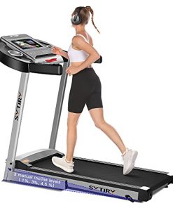 SYTIRY Treadmills with 10" HD Tv Movie WiFi Touchscreen, Max 3.25 HP Folding Treadmill for Running and Walking Jogging Exercise with 36 Preset Programs, Tracking Pulse, Calories - TR122101