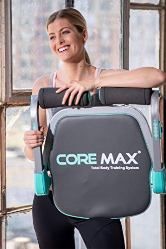 Core Max 2.0 Smart Abs and Total Body Workout Cardio Home Gym , Teal/Grey