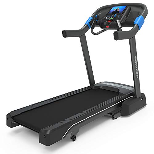 Horizon Fitness 7.0 at Studio Series Smart Treadmill with Bluetooth and Incline, Heavy Duty Folding Treadmill 325 lbs Weight Capacity, Pro Running Machine for Home Exercise and Running with Apps