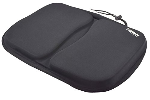 Domain Cycling Bike Seat Cushion for Recumbent Bike - Pad Gel Exercise Bike Seat Cover for Recumbent Bike Seat, Stationary Spin Bicycle Seat, Women and Men, 15.5in x 11.5in