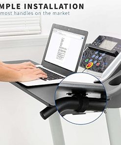 VIVO Universal Treadmill Desk, Ergonomic Platform for Notebooks, Tablets, Laptops, and More, Workstation for Treadmill Handlebars up to 31 inches, Stand-TDML2