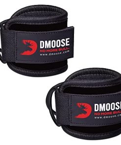DMoose Ankle Strap for Cable Machine Attachments - Gym Ankle Cuff for Kickbacks, Glute Workouts, Leg Extensions, Curls, Booty Hip Abductors Exercise for Men Women