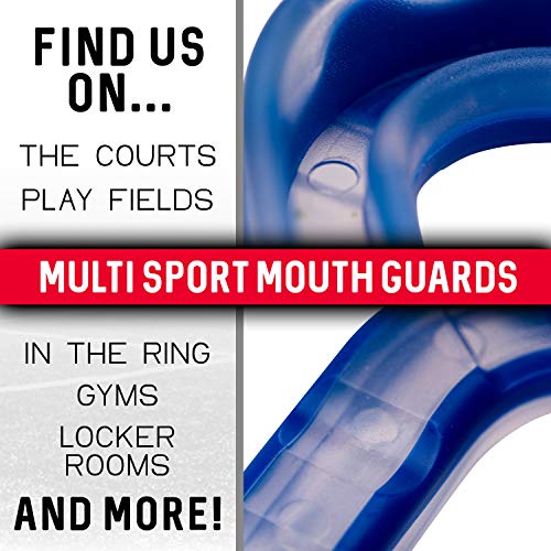 Franklin Sports Athletic Mouthguards - Sport Mouthguards for Football, Wrestling, MMA, Boxing + More - All Sport Mouthguards - Youth Ages 6 - 11 - 2 Pack