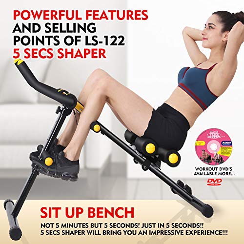MBB 11 In 1 Home Gym Equipment,Ab Machine,Height Adjustable Ab Trainer,Whole Body Workout Machine,Thighs,Buttocks Shaper,Abdominal,Leg and Arm Exercises