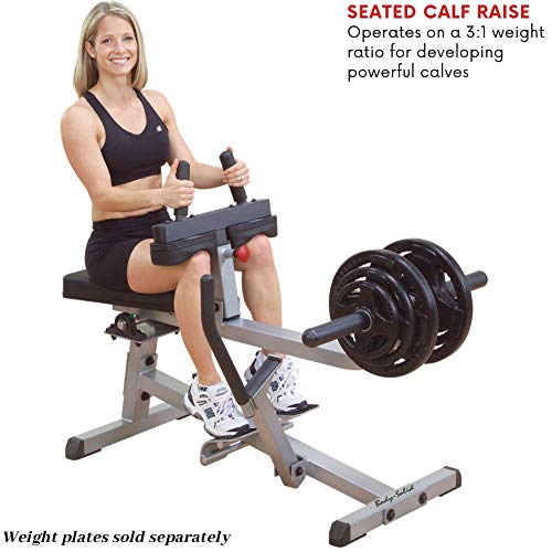 Body-Solid GSCR349 Seated Calf Raise Exercise Machine for Strength Training, Home Gym Equipment
