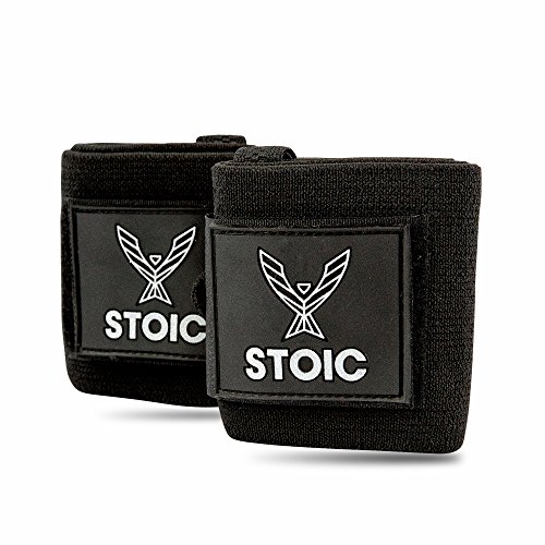 Stoic Wrist Wraps Weightlifting, Powerlifting, Cross Training, Bodybuilding with Thumb Loop. for Gym Workout, Men and Women Weight Lifting and Strength Training